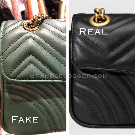 tell real gucci purse fake|knock off Gucci luggage set.